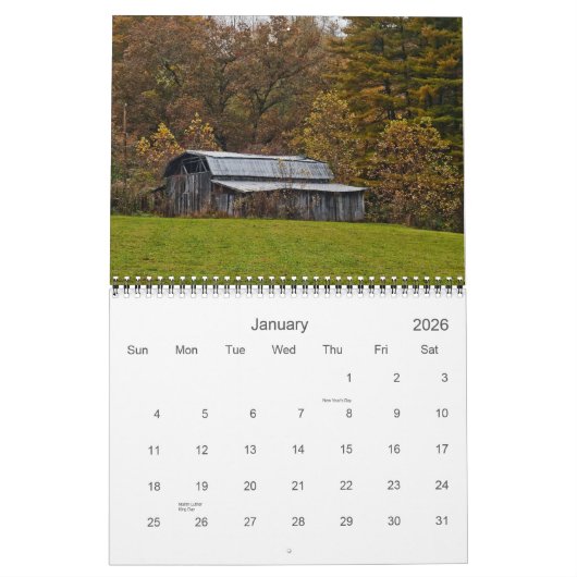 Barns en Old Buildings in Transsylvanië County Kalender (Jan 2026)