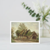Barns in Flatford (olie op canvas) Briefkaart (Staand voorkant)