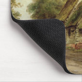 Barns in Flatford (olie op canvas) Muismat (Hoek)