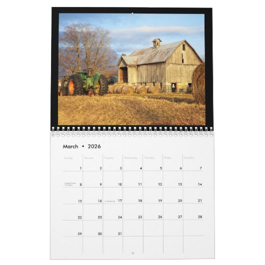Barns of Central NY Kalender (Mar 2026)