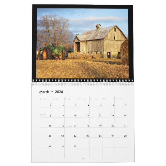 Barns of Central NY Kalender (Mar 2026)