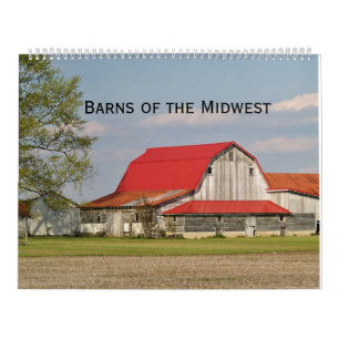 Barns van de Midwest-kalender Kalender