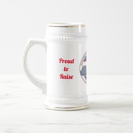 BARNSC American Rabbit Club - Stein Bierpul (Links)