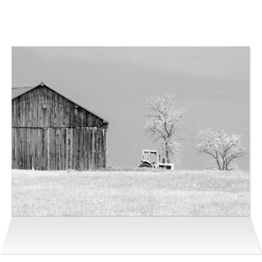 Barnscène met trekker (Binnen Horizontaal (Boven))