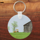 Barnscène met trekker sleutelhanger (Voorkant)