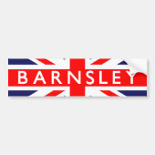 Barnsley: Britse vlag Bumpersticker (Voorkant)