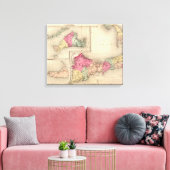 Barnstable, Dukes, provincie Nantucket Canvas Afdruk (Insitu (Woonkamer))