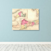 Barnstable, Dukes, provincie Nantucket Canvas Afdruk (Insitu (Houten vloer))