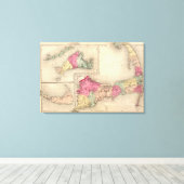 Barnstable, Dukes, provincie Nantucket Canvas Afdruk (Insitu (Houten vloer))
