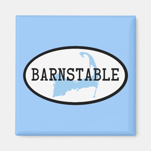 Barnstable, MA Magneet (Voorkant)