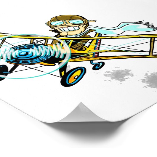 Barnstormer Bob en Bird Poster (Hoek)