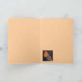 barnswallow met vlinderkaart kaart (Binnen)