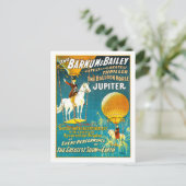 Barnum & Bailey Circus Ad - Ballonpaard Briefkaart (Staand voorkant)