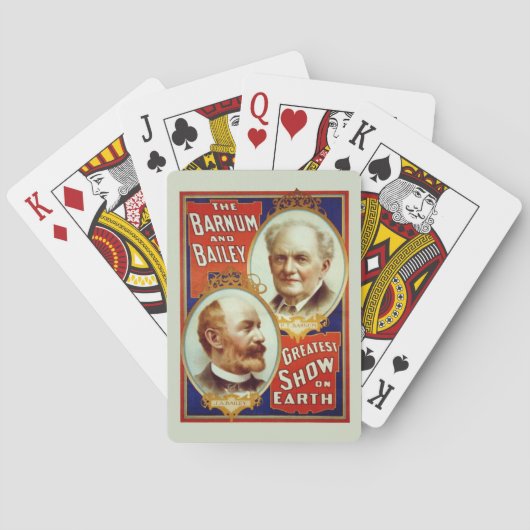 Barnum & Bailey Circus Card Deck Speelkaarten (Achterkant)