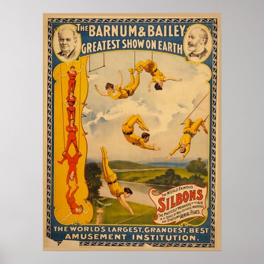 Barnum & Bailey Circus - Circa 1900 Poster (Voorkant)