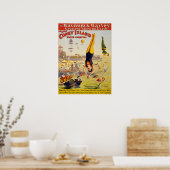 Barnum & Bailey Circus - Circa 1900 Poster (Keuken)