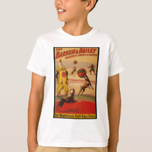 Barnum & Bailey Circus Foot-Ball-honden T-shirt