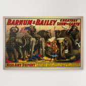 Barnum Bailey  Circus Illustration Art Old Legpuzzel (Horizontaal)