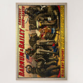Barnum Bailey  Circus Illustration Art Old Legpuzzel (Verticaal)
