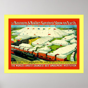 Barnum & Bailey ~  Circus Poster