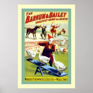 Barnum & Bailey ~  Circus Poster