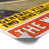 Barnum & Bailey Circus Tents with Train Poster (Hoek)