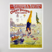 Barnum & Bailey Coney Island Circus Advertisement Poster (Voorkant)