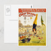 Barnum & Bailey Coney Island Water Carnival Briefkaart (Voorkant / Achterkant)