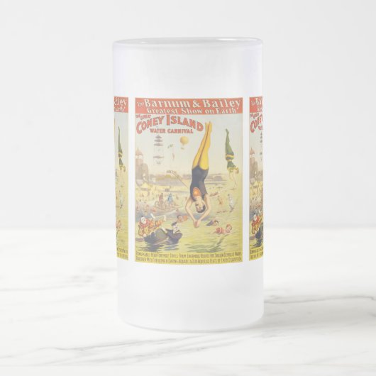 Barnum & Bailey Coney Island Water Carnival Matglas Bierpul (Center)