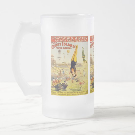 Barnum & Bailey Coney Island Water Carnival Matglas Bierpul (Links)