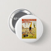 Barnum & Bailey Coney Island Water Carnival Ronde Button 5,7 Cm (Voorkant /achterkant)