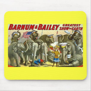 Barnum & Bailey - Elephants - Vintage Ad Muismat