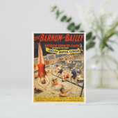 Barnum & Bailey Greatest Show op aarde Briefkaart (Staand voorkant)
