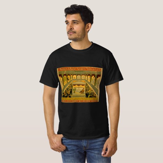 Barnum & Bailey Magic Show Poster T-shirt (Voorkant volledig)