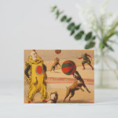 Barnum & Bailey - Marvelous Football Dogs Briefkaart (Staand voorkant)