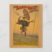 Barnum & Bailey Slide for Life Circus Poster Briefkaart (Voorkant)