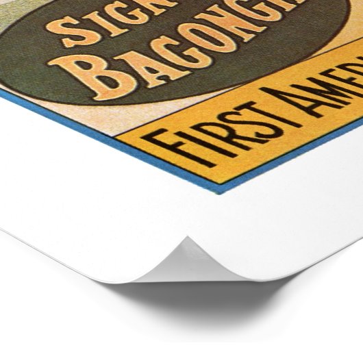 Barnum & Bailey Smallest Rider Advertisement Poster (Hoek)