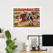 Barnum & Bailey Smallest Rider Advertisement Poster (Thuiskantoor)
