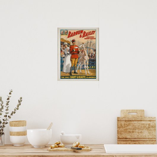 Barnum & Bailey's Cadeaus: Bumbeno's grote debuut Poster (Keuken)