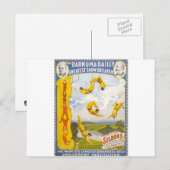 Barnum en Bailey Circus Briefkaart (Voorkant / Achterkant)