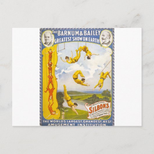 Barnum en Bailey Circus Briefkaart (Voorkant)