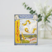 Barnum en Bailey Circus Briefkaart (Staand voorkant)