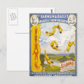 Barnum en Bailey Circus Briefkaart (Voorkant / Achterkant)