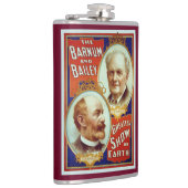 Barnum en Bailey Circus Greatest Show op aarde Heupfles (Rechts)