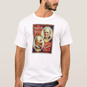 Barnum en Bailey Circus Greatest Show op aarde T-shirt