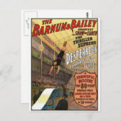 Barnum en Bailey Desperado's Leap for Life Briefkaart (Voorkant / Achterkant)