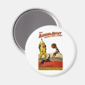 Barnum en Bailey: Footballs Honden Magneet (Voorkant / Achterkant)