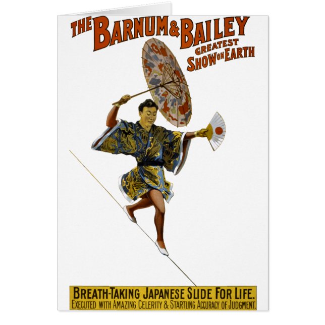 Barnum en Bailey: Japanse Tight-rope Walker (Voorkant)