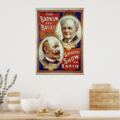 Barnum en Bailey Print of Poster (Keuken)