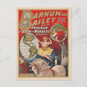 Barnum en Bailey Programma Hoesje
